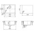 Кухонная мойка Schock Quadro 60 (N-100) оникс 700517