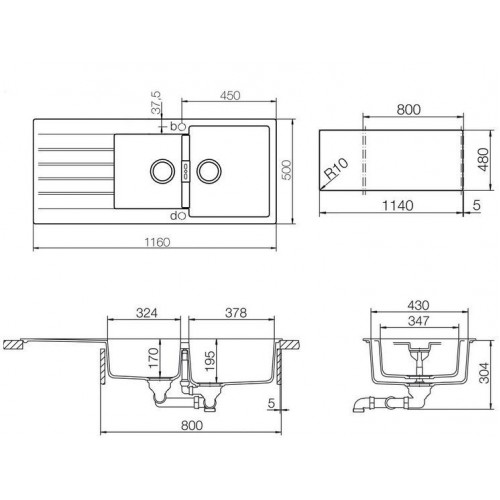 Кухонная мойка Schock Signus 80D (D-200) бронза