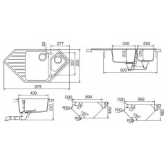 Кухонная мойка Schock Signus 90C (C-150) магма