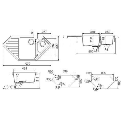 Кухонная мойка Schock Signus 90C (C-150) магма