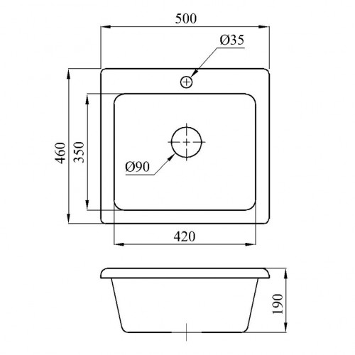 Кухонная мойка БелЭворс Mini (Beige)