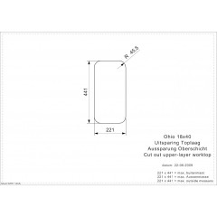 Кухонная мойка Reginox OHIO 18x40 Arctic White
