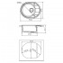 Кухонная мойка Florentina Родос-580 (мокко)