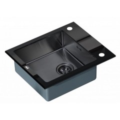 Кухонная мойка Zorg INOX GL-6051 BLACK-GRAFIT