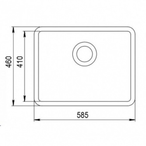 Кухонная мойка AquaSanita Arca SQA 102 710 W alba