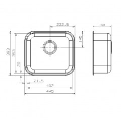 Кухонная мойка Reginox Colorado Comfort LUX OKG 43877