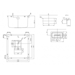 Кухонная мойка Oulin OL-0362