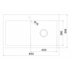 Кухонная мойка Oulin OL-FTR102R