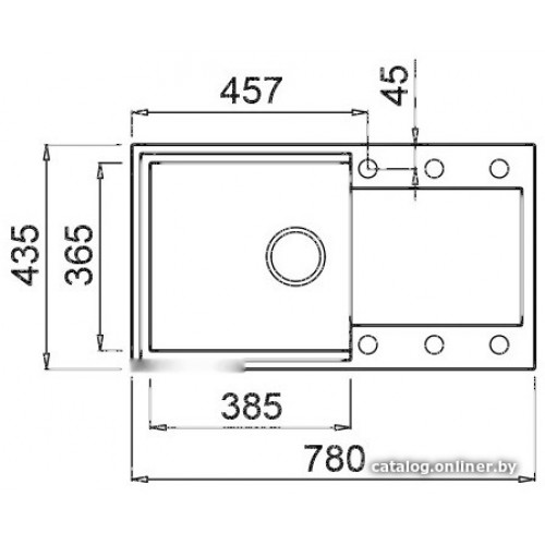 Кухонная мойка Elleci Easy 290 G43 Tortora