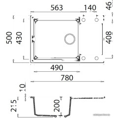 Кухонная мойка Elleci Easy 310 G51 Avena