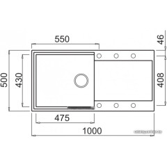 Кухонная мойка Elleci Easy 480 G68 Bianco