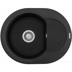 Кухонная мойка Elleci Easy Round 600 G40 Full Black/Nero