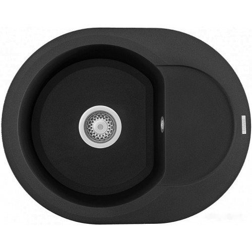 Кухонная мойка Elleci Easy Round 600 G40 Full Black/Nero