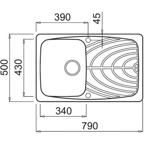 Кухонная мойка Elleci Master 300 G68 Bianco Titano