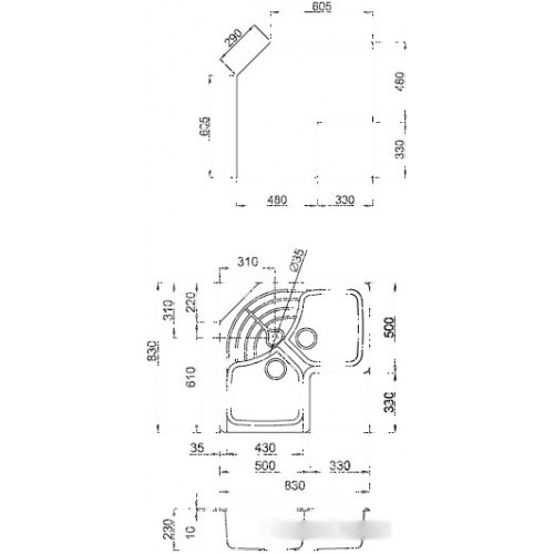Кухонная мойка Elleci Master Corner M70 Ghisa