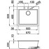 Кухонная мойка Elleci Quadra 105 M79 Aluminium