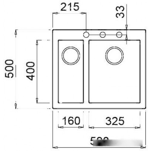 Кухонная мойка Elleci Quadra 150 Kuro K86