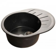Кухонная мойка GranFest Rondo GF-R580L (черный)