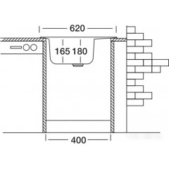 Кухонная мойка Kromevye Bianсa EC 305 D