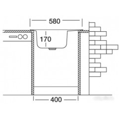 Кухонная мойка Kromevye EC 309 D