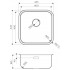 Кухонная мойка Omoikiri Omi 44-U/IF-IN Quadro