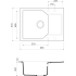 Кухонная мойка Omoikiri Yonaka 65-SA бежевый