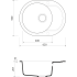 Кухонная мойка Omoikiri Manmaru 62-CA