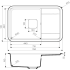 Кухонная мойка Omoikiri Tasogare 78-GR