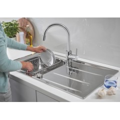Кухонная мойка Grohe K400 + Grohe Concetto 31570SD0