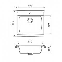 Кухонная мойка Gran-Stone GS-06 328 (Beige)