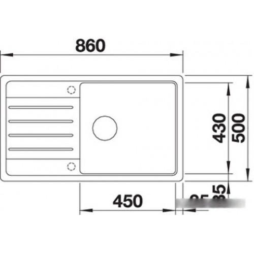 Кухонная мойка Blanco LEGRA XL 6 S антрацит 523326