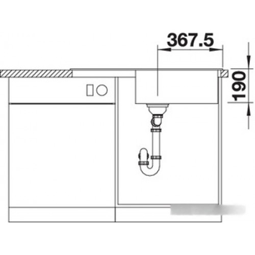 Кухонная мойка Blanco LEGRA XL 6 S антрацит 523326