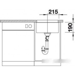 Кухонная мойка Blanco Rotan 400-U (кофе)