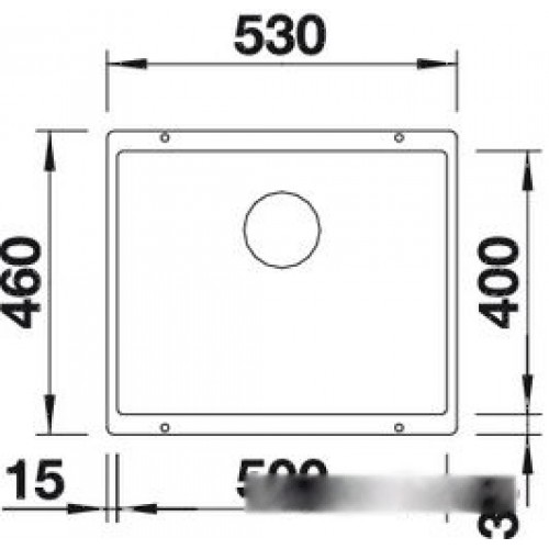 Кухонная мойка Blanco Rotan 500-U (кофе) 521353