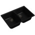 Кухонная мойка GranFest QUARZ GF-Z15 (Black)
