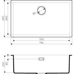 Кухонная мойка Omoikiri YAMAKAWA 75-U/I GR серый