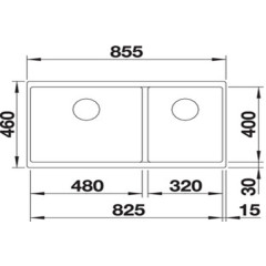 Кухонная мойка Blanco SUBLINE 480/320-U SILGRANIT PuraDur серый беж