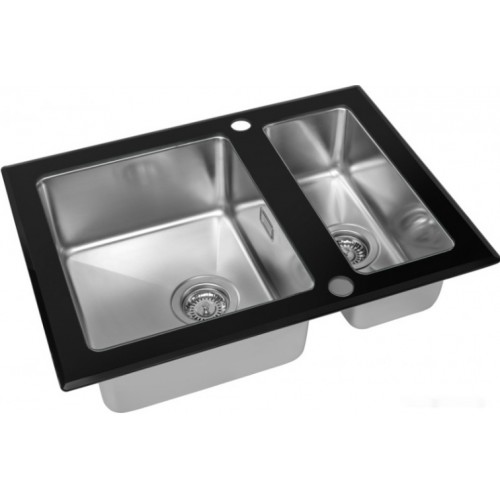 Кухонная мойка Zorg GS 6750-2 (черный)