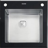Кухонная мойка Tolero Ceramic glass TG-500 (черный)