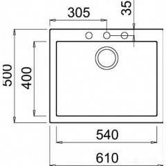 Кухонная мойка Elleci Quadra 110 K99 Dark Grey