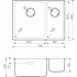 Кухонная мойка Omoikiri Tadzava 58-2-U/IF IN-L