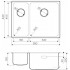 Кухонная мойка Omoikiri Tadzava 58-2-U/IF IN-R