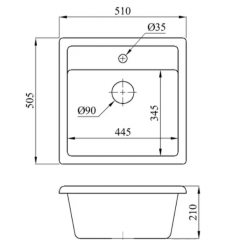 Кухонная мойка БелЭворс Rio (олово)