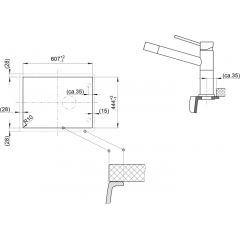 Кухонная мойка Blanco Elon 45 S (Антрацит)