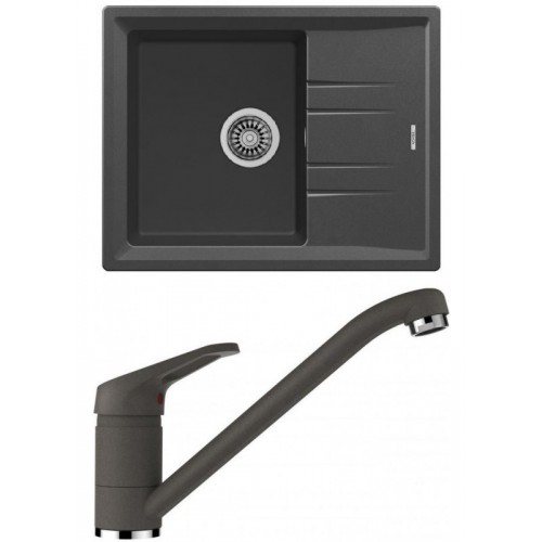 Кухонная мойка Teka Stone 45 S-TG 1B 1D (Dark grey)