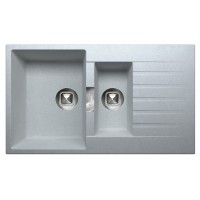 Кухонная мойка Tolero Loft TL-860 серый металлик №001