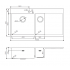 Кухонная мойка Omoikiri Akisame 100-2-LG-R