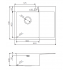 Кухонная мойка Omoikiri Akisame 65-LG-L