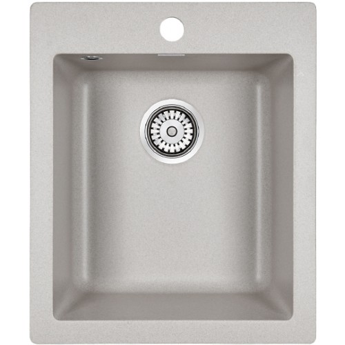 Кухонная мойка Paulmark Leer PM104249-GR серый