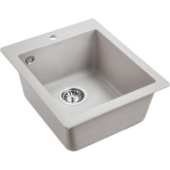 Кухонная мойка Paulmark Leer PM104249-GR серый